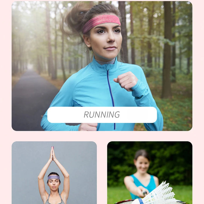 Portable Fitness Headband For Cycling Yoga Running Sweatband For Men & Women