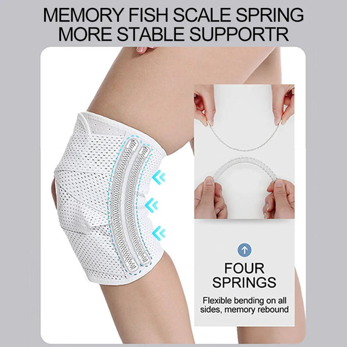 Knee Brace For Pain Relief Compression Support With Stabilizers