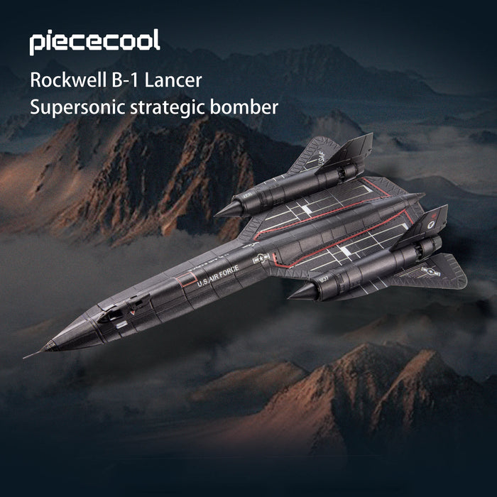 Adult 3D Metal Blackbird Reconnaissance Puzzle Kit