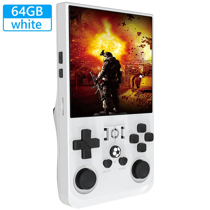 R36Max Retro Handheld Video Game Console Open Source Linux System 4.0 Inch Ips Screen Pocket Video Player Built-In 15000+ Games
