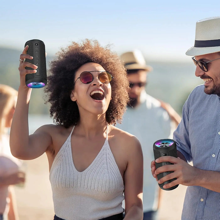 Portable Bluetooth Speaker 24W Ipx7 Waterproof Hifi Stereo 30H Playtime