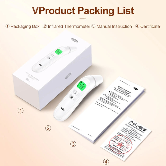 Non Contact Digital Infrared Thermometer For Infants And Adults