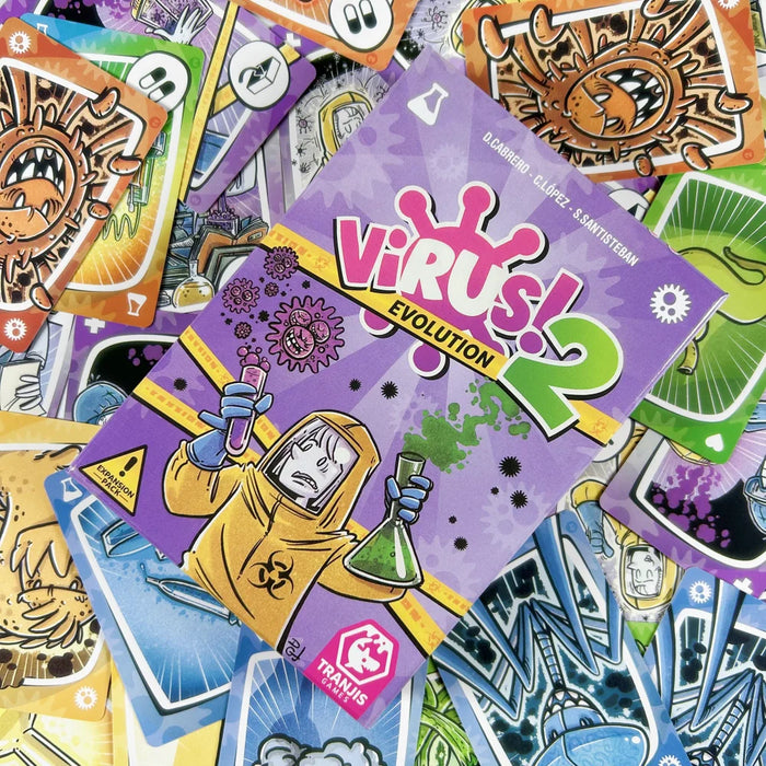 Contagious Fun Virus 1 2 3 Board Game (Spanish / English)