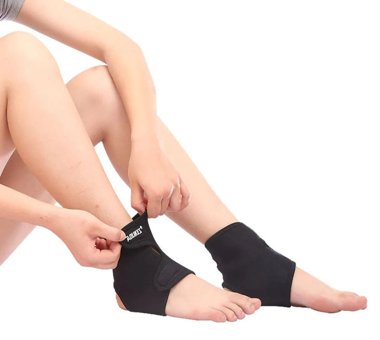 Pair of Breathable Ankle Support For Sports Compression Brace For Running Basketball Volleyball