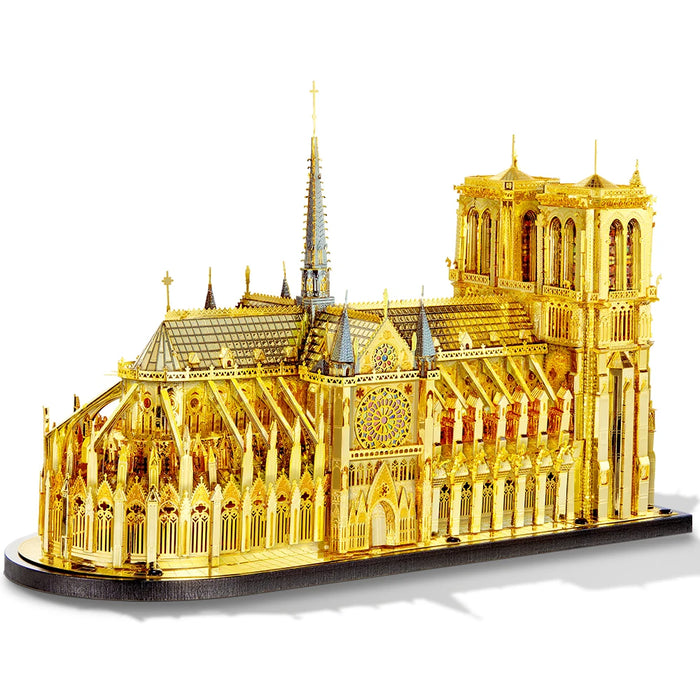 3D Puzzle Building Kit For Notre Dame & Himeji Jo Diy Metal House Toy