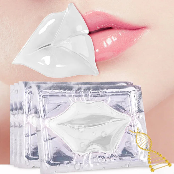 5 Piece Crystal Collagen Lip Mask For Plump Pink Lips Korean Beauty