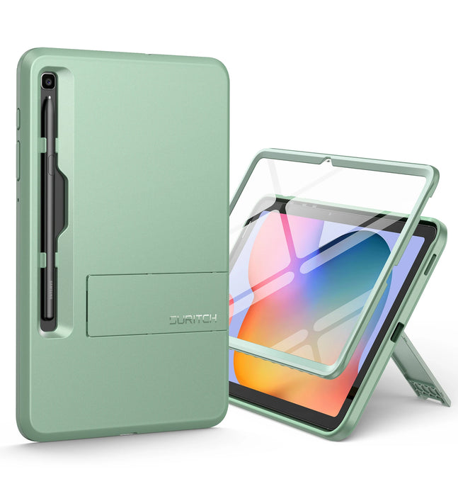 For Samsung Galaxy Tab S6 Lite 10.4 Inch 2024 Built-In Screen Protector Full Body Heavy Duty Shockproof Protective Tablet Case