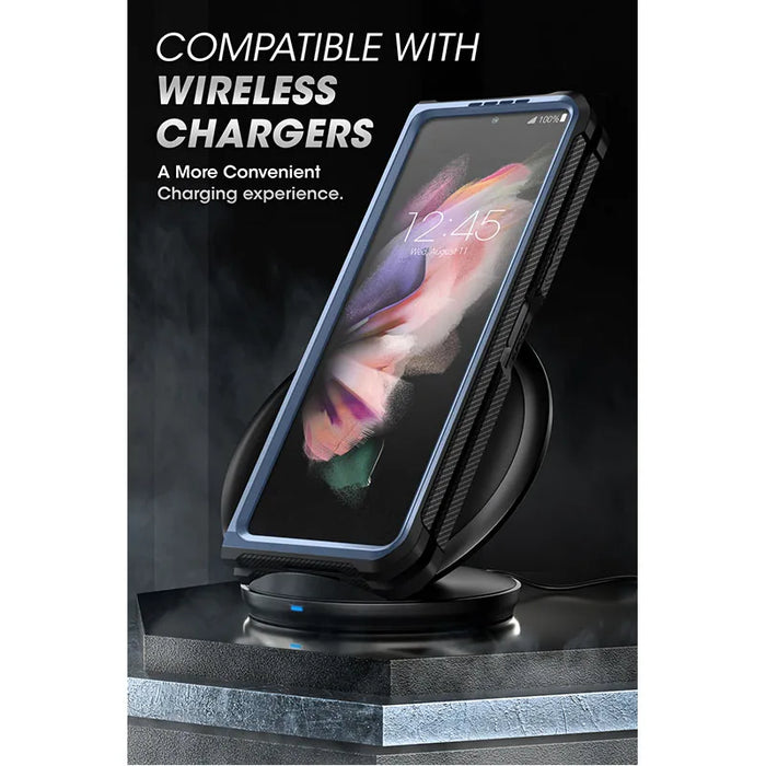 For Samsung Galaxy Z Fold 3 5G 2021 Ub Rugged Belt Clip Shockproof Protective Case With Built-In Screen Protector