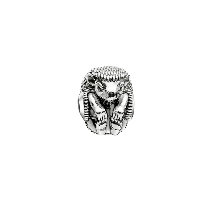 925 Sterling Silver Hedgehog Beads Diy Jewelry Accessory For Women