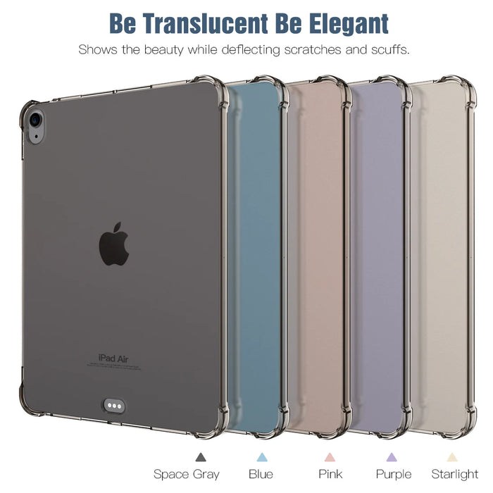 For Ipad Air 11 Inch M3 / M2-2025 / 2024 Ipad Air 5Th / 4Th Generation 2022 / 2020 10.9 Inch Slim Tpu Clear Transparent Case