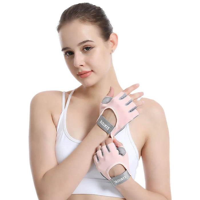 Non Slip Half Finger Gym Gloves For Weight Lifting Shockproof & Liquid Silicone Fitness Gloves