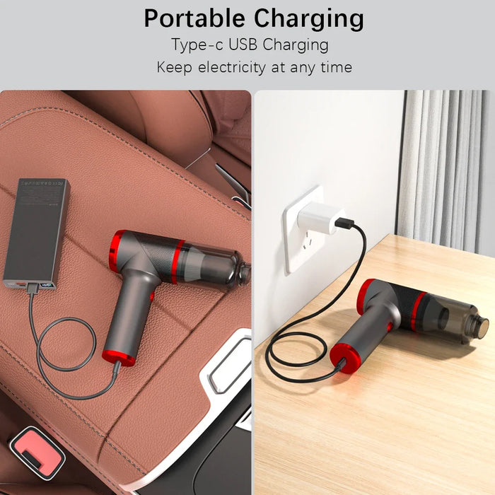 Powerful Car & Home Vacuum Wireless & Portable