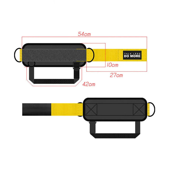 Double D Ring Ankle Straps For Cable Machines Padded Fitness Cuffs For Gym Leg Extensions