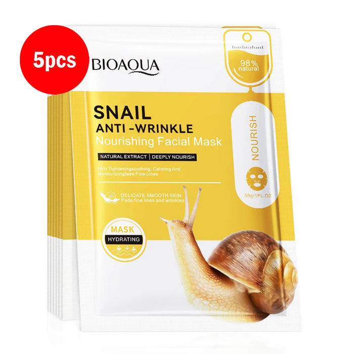 5 / 10 Piece Hydrating Hyaluronic Acid Face Masks