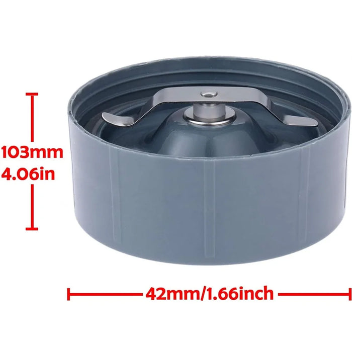 Flat Milling Blade Replacement Part Compatible With Nutribullet 600W 900W Blenders Nb-101B Nb-101S Nb-201