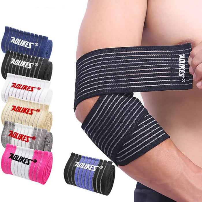 Sport Elbow Pad For Gym & Fitness Elastic Brace Wrap For Basketball Badminton Tennis