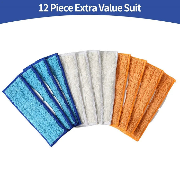 12 Pieces Washable Mopping Pads Accessories For Irobot Braava Jet 240 241