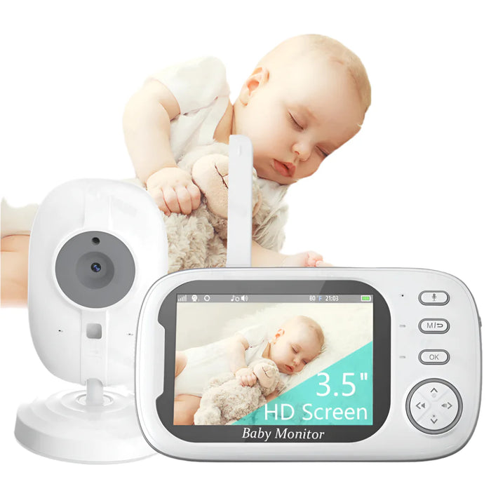 3.5 Wireless Baby Monitor With Night Vision & Temperature Monitoring