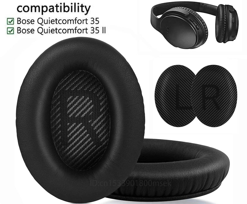 Pair of Ear Pads For Bose Qc15 Qc25 Qc35 Qc35Ii Qc45 Ae2 Headphones