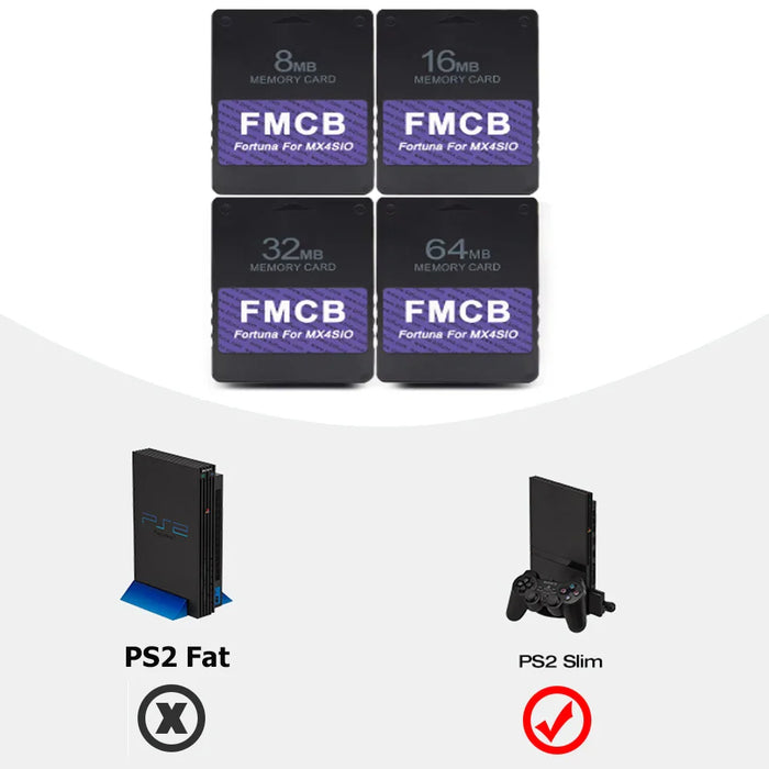 For Ps2 Mx4Sio Sio2Sd Sd Fortuna Free Mcboot Opl Memory Card