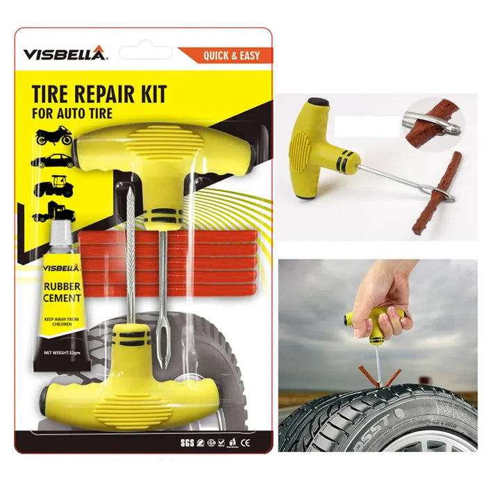 Tubeless Tire Repair Kit For Trucks Motorcycles