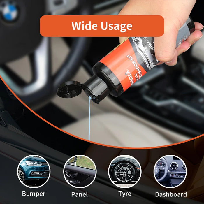 Car Plastic Restorer Coating Gloss Shine Seal