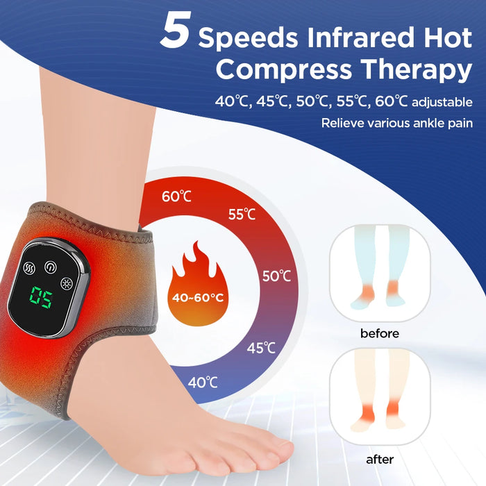 Vibrating Foot Massager With Heat And Support