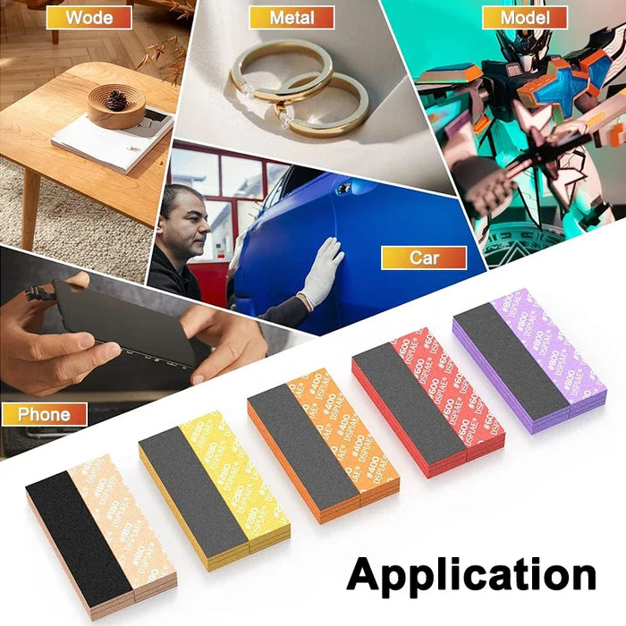 30 Piece Polishing Sanding Sponge Set For Military Gundam Model Combo Arc Grinding