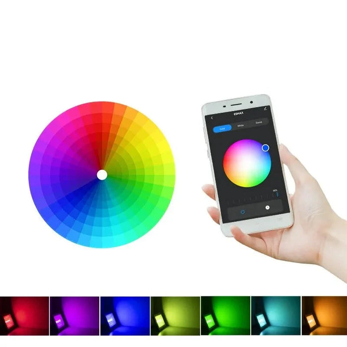Smart RGB Floodlight for Outdoor Lighting