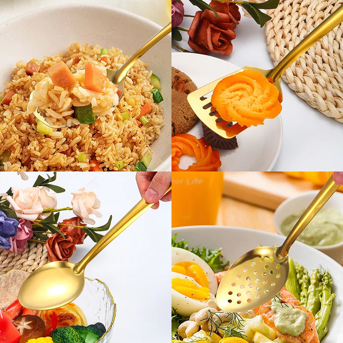 6 Piece Stainless Steel Kitchen Set For Restaurants & Families