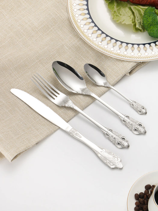 4 / 16 / 24 Piece Premium Stainless Steel Cutlery Set For Home Dining And Hospitality