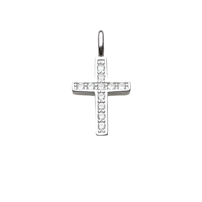 925 Sterling Silver Small Cross Pendant Trendy Faith Jewelry For Men & Women