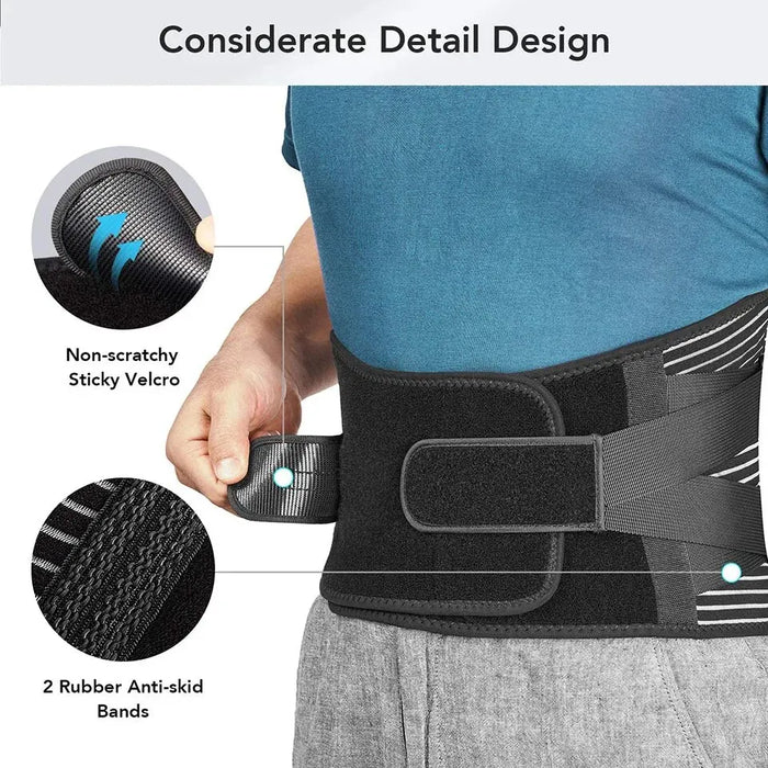 6 Stays Lumbar Support Belt For Gym Pain Relief