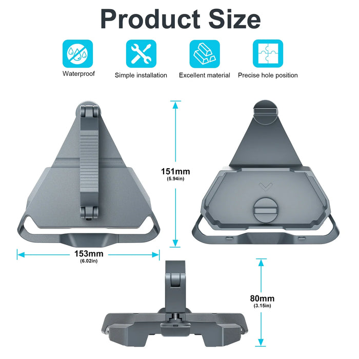 Aluminum Car Roof Bracket For Starlink Mini Mounting Holder For Camping