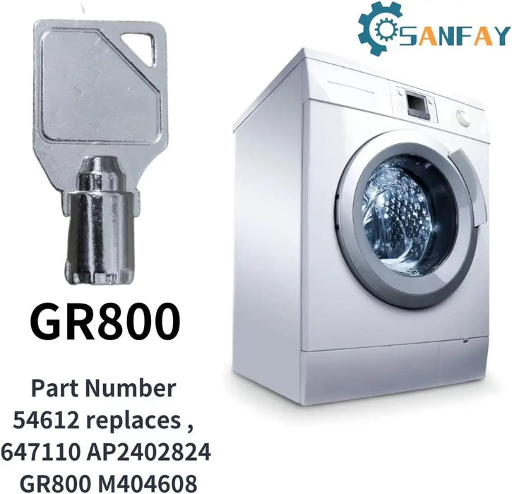 Replaces Speed Queen Washer And Dryer Key Gr800 Ap2402824 647110 M404608 For Commercial Laudry Appliance Meter Case Lock