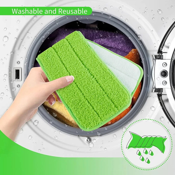 Mop Pads For Bona Turbo Microfiber Cleaning Pads Reusable Washable 18 Inch 4 Pack