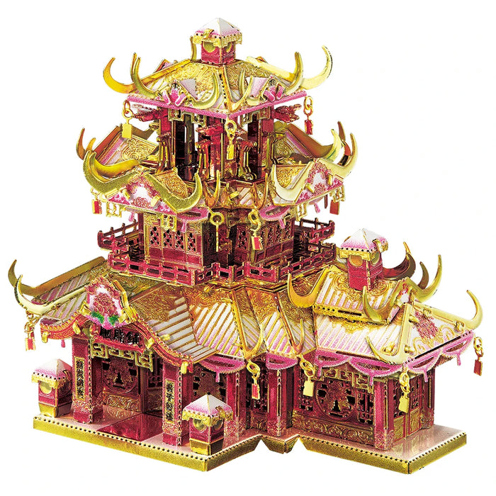 Chinese Ancient Buildings 3D Metal Puzzle Kit For Home Decor