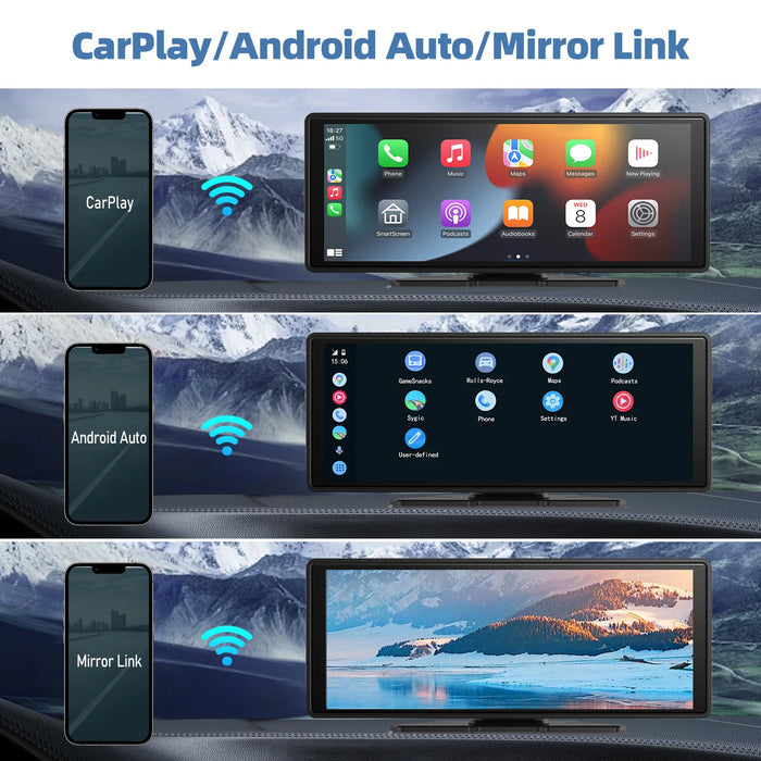Wireless Carplay Screen For Car Stereo