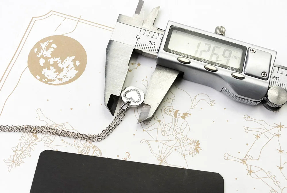 925 Sterling Silver Romantic Heart Pendant Fashion Jewelry For Women