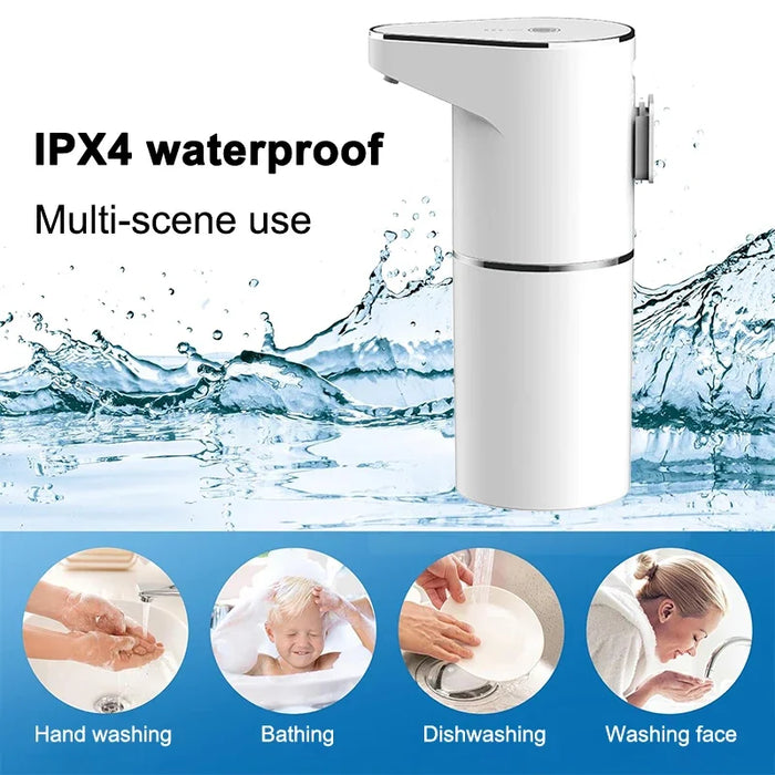 Touchless Automatic Soap Dispenser 1200Mah 400Ml Capacity Home Bathroom Hand Washer