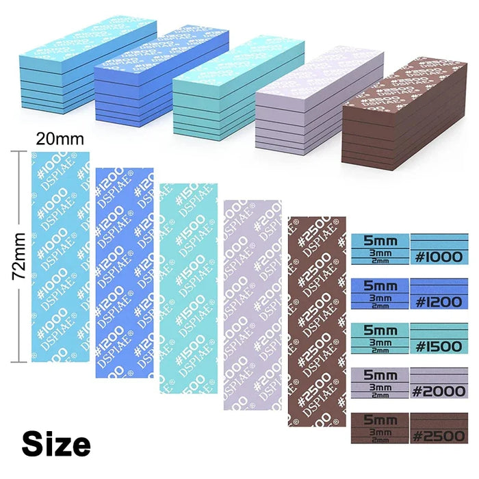 30 Piece Polishing Sanding Sponge Set For Military Gundam Model Combo Arc Grinding