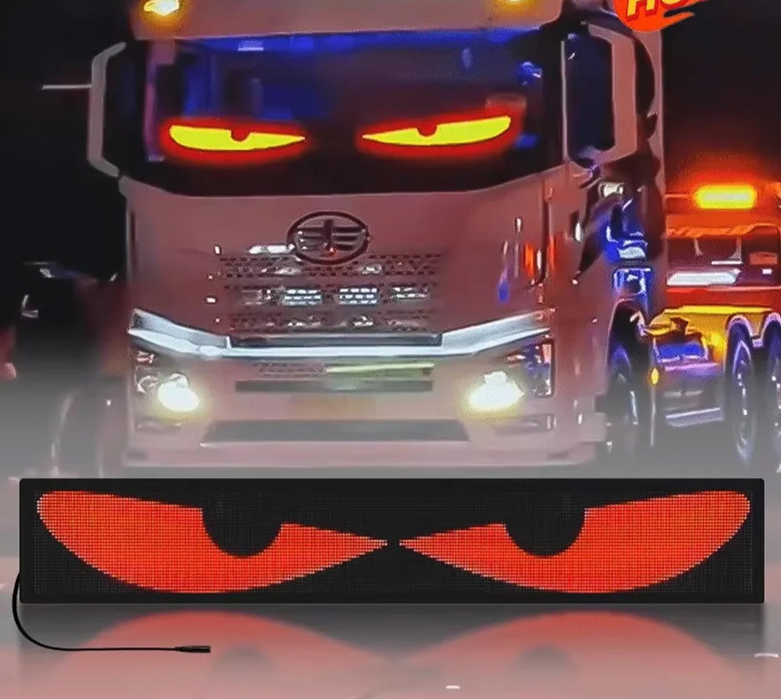 12V 24V Led Pixel Panel Light For Truck Car Windshield Remote Control