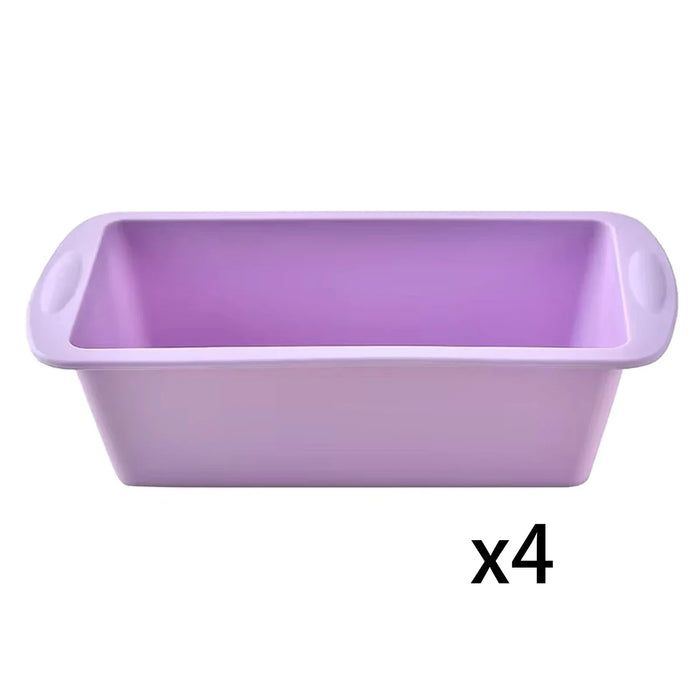 4 Piece Silicone Easter Bread Mold Set For Diy Baking