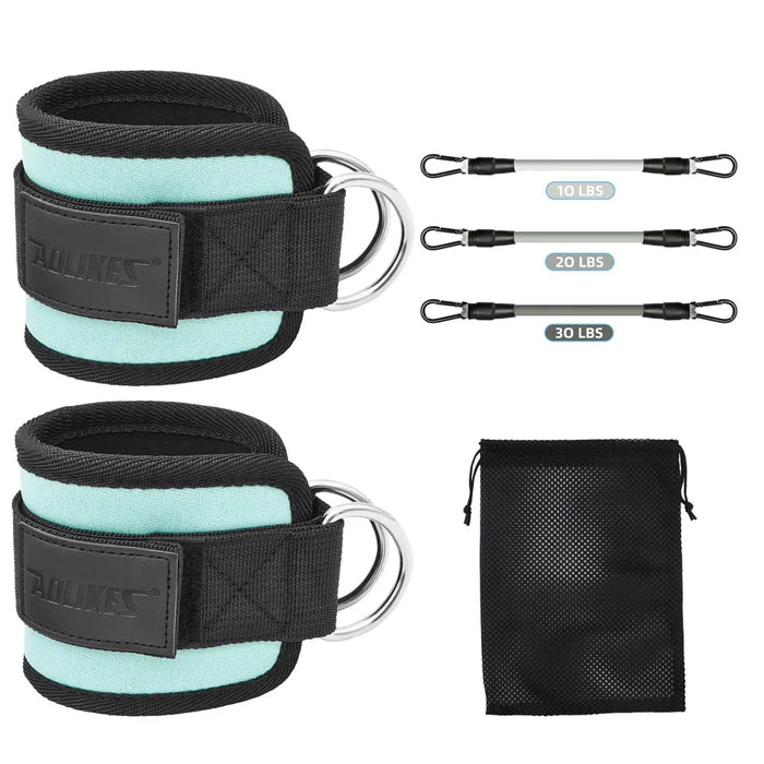 Ankle Resistance Bands Cuffs For Leg Workouts