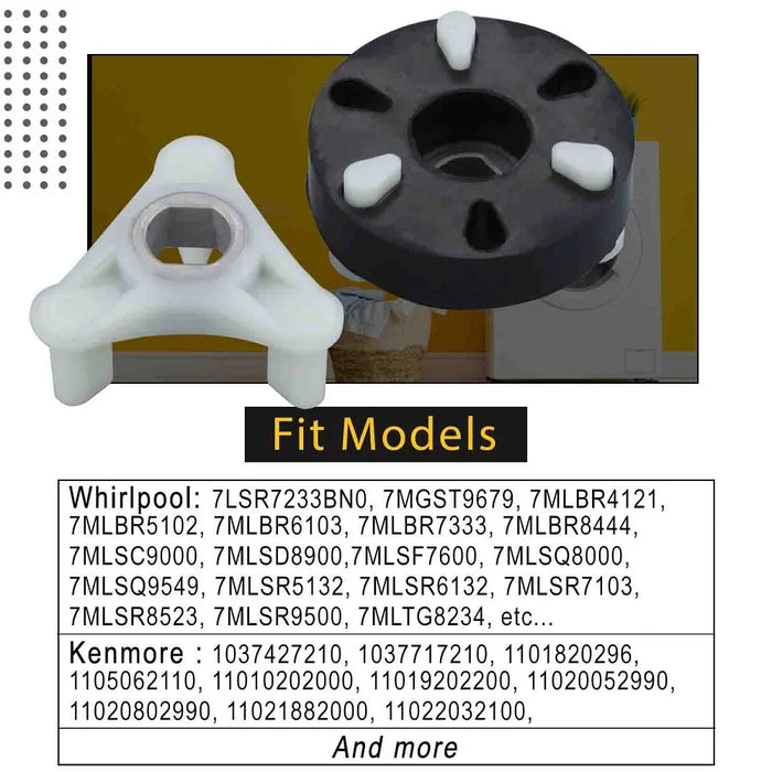 285753A Metal Motor Coupling Kit For Whirlpool Kenmore Washers Ap3963893 Ps1485646 1195967 285753Avp 21003 280152 285140 285743