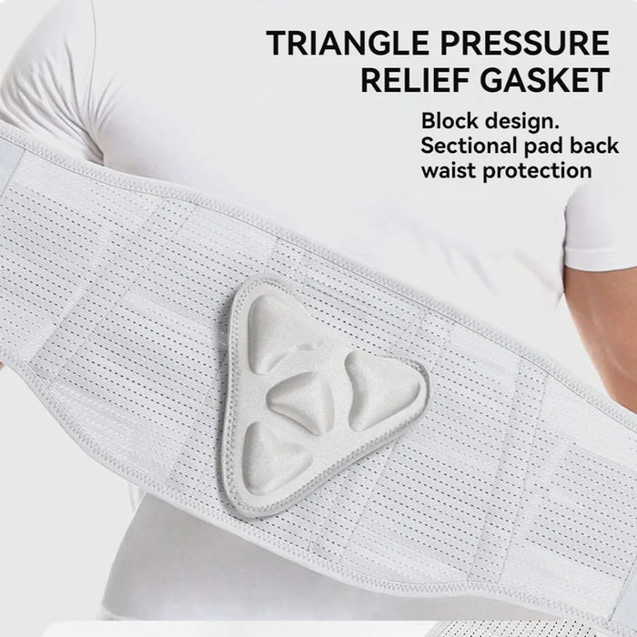 Lower Back Pain Brace With Removable Lumbar Pad Breathable Support Belt For Men & Women