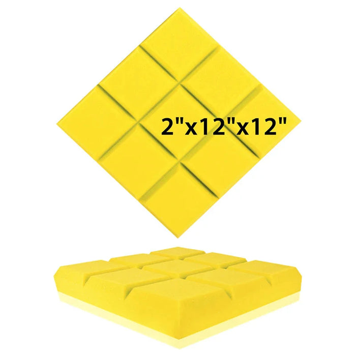 6 / 12 / 24 Pieces White Acoustic Foam Panels For Soundproofing Home Studio Treatment