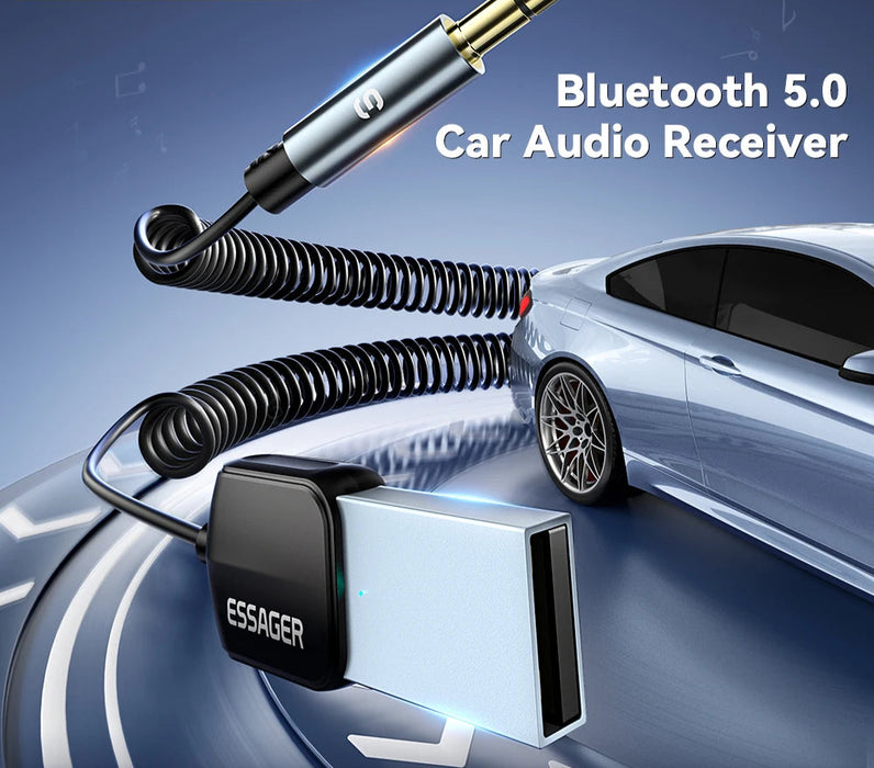 Usb Bluetooth Aux Adapter Dongle Usb To 3.5Mm Jack Audio Wireless Handsfree Kit For Car Stereo Receiver Usb Transmitter