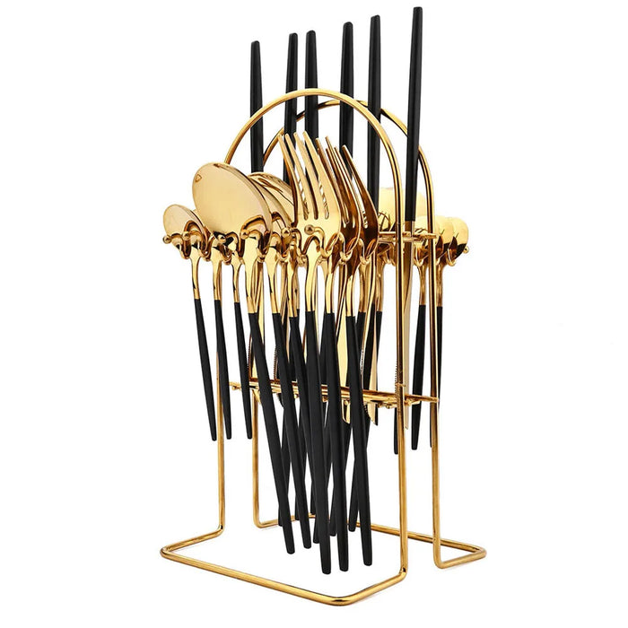 24 Piece Stainless Steel Cutlery Set For 6