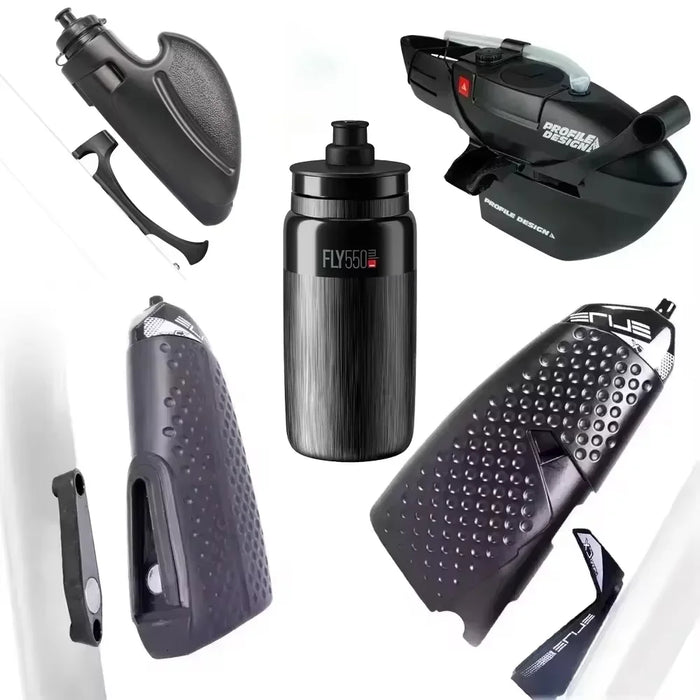 Lightweight Bike Water Bottle With Cage & Magnetic Mount